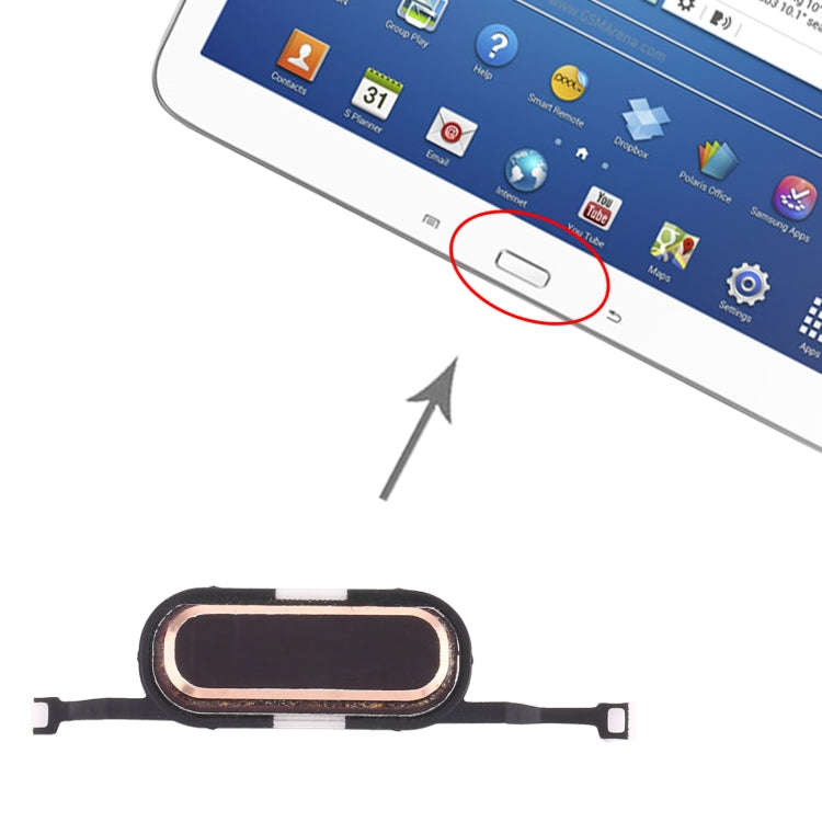 Home Key for Samsung Galaxy Tab 3 10.1 SM-P5200/P5210(Gold)