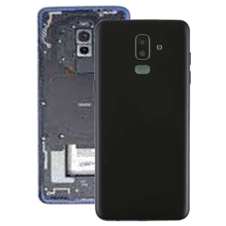 For Galaxy J8 (2018), J810F/DS, J810Y/DS, J810G/DS Back Cover with Side Keys & Camera Lens (Black)