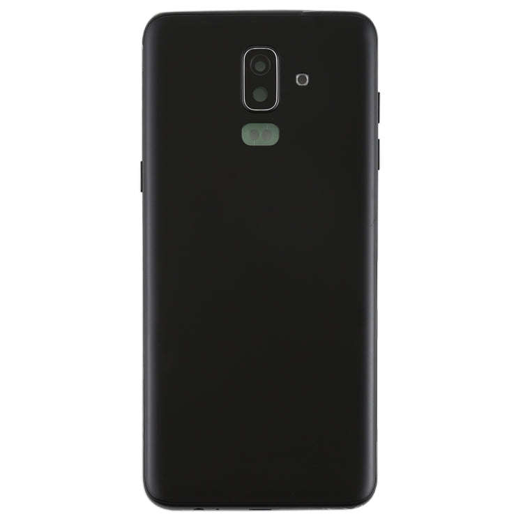 For Galaxy J8 (2018), J810F/DS, J810Y/DS, J810G/DS Back Cover with Side Keys & Camera Lens (Black)