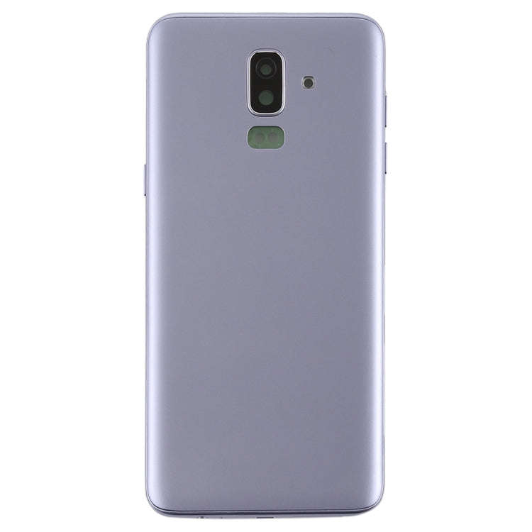 For Galaxy J8 (2018), J810F/DS, J810Y/DS, J810G/DS Back Cover with Side Keys & Camera Lens (Grey)