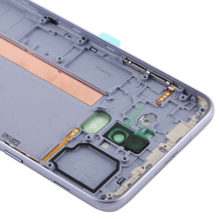 For Galaxy J8 (2018), J810F/DS, J810Y/DS, J810G/DS Back Cover with Side Keys & Camera Lens (Grey)