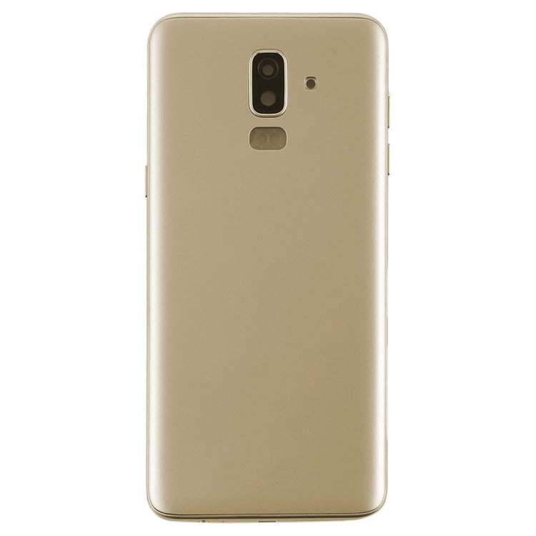 For Galaxy J8 (2018), J810F/DS, J810Y/DS, J810G/DS Back Cover with Side Keys & Camera Lens (Gold)