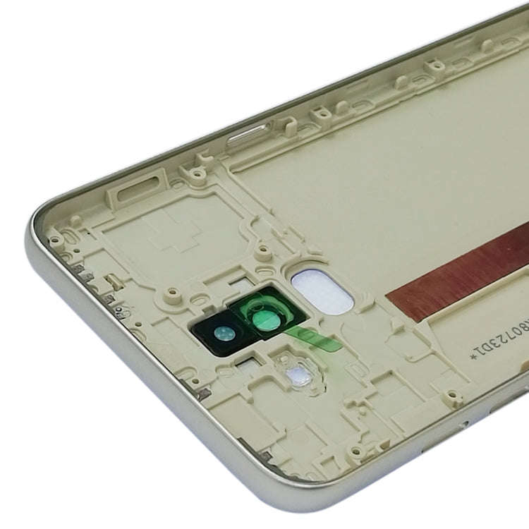 For Galaxy J8 (2018), J810F/DS, J810Y/DS, J810G/DS Back Cover with Side Keys & Camera Lens (Gold)