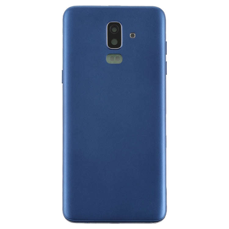 For Galaxy J8 (2018), J810F/DS, J810Y/DS, J810G/DS Back Cover with Side Keys & Camera Lens (Blue)
