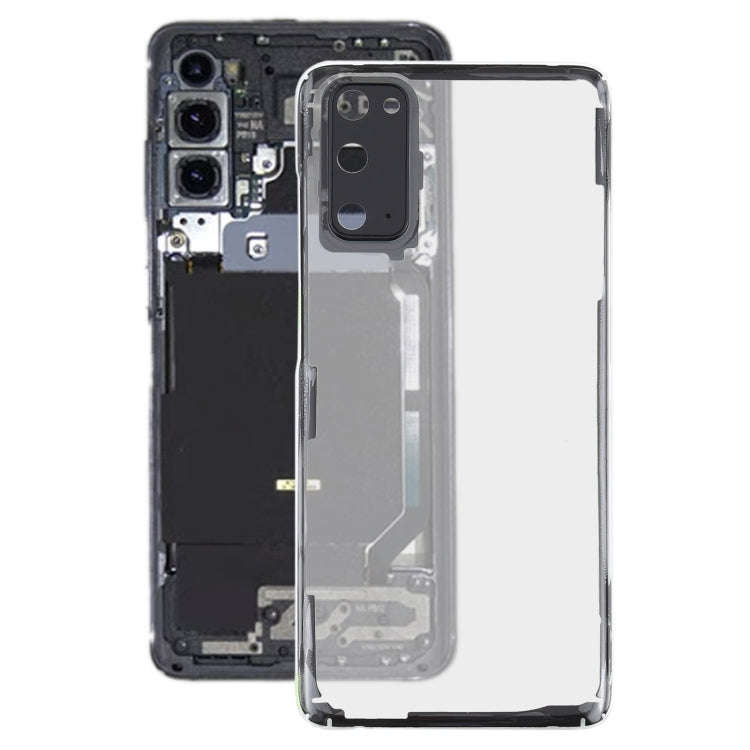 For Samsung Galaxy S20 SM-G980 SM-G980F SM-G980F/DS Glass Transparent Battery Back Cover (Transpa...