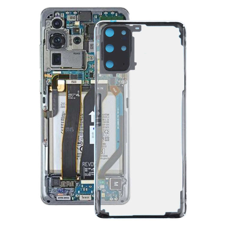 For Samsung Galaxy S20+ SM-G985 SM-G985F SM-G985F/DS Glass Transparent Battery Back Cover (Transp...