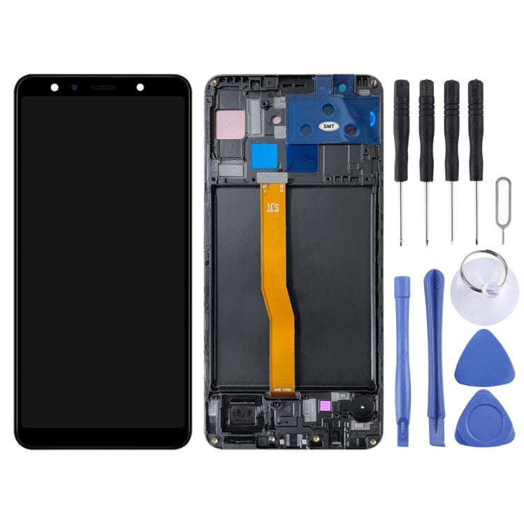 Original LCD Screen for Samsung Galaxy A7 (2018) SM-A750 With Digitizer Full Assembly With Frame