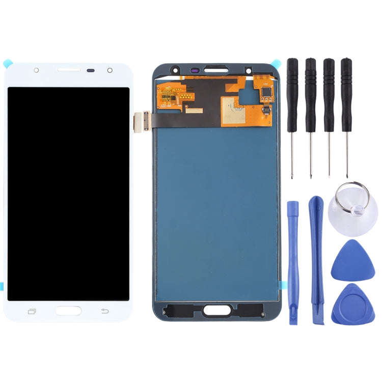 TFT LCD Screen for Galaxy J7 Neo, J701F/DS, J701M With Digitizer Full Assembly (White)