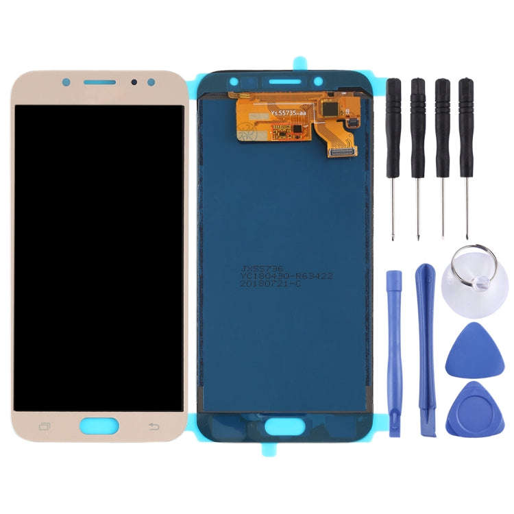 TFT LCD Screen for Galaxy J7 (2017), J730F/DS, J730FM/DS With Digitizer Full Assembly (Gold)