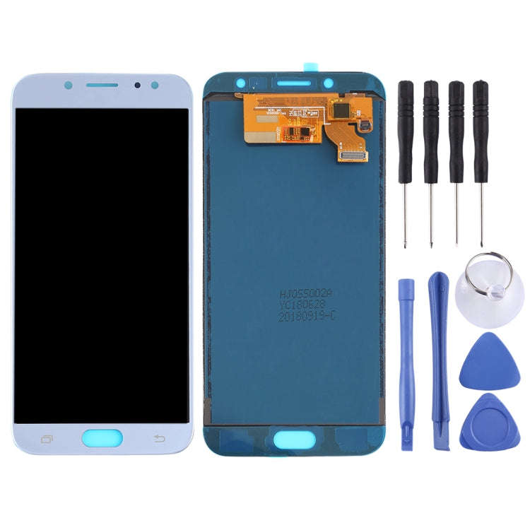 TFT LCD Screen for Galaxy J7 (2017), J730F/DS, J730FM/DS With Digitizer Full Assembly (Blue)