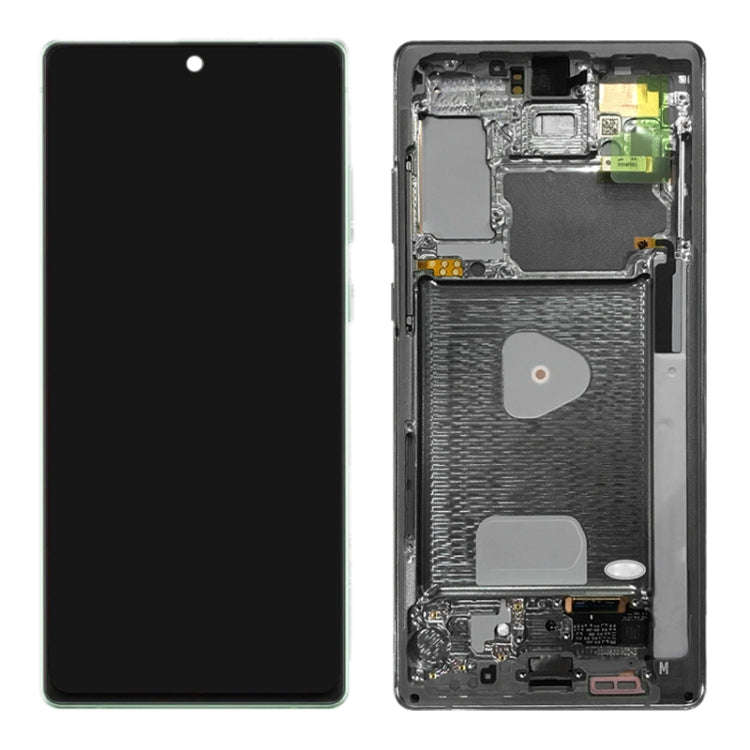 Original LCD Screen for Samsung Galaxy Note20 4G SM-N980 Digitizer Full Assembly With Frame (Green)