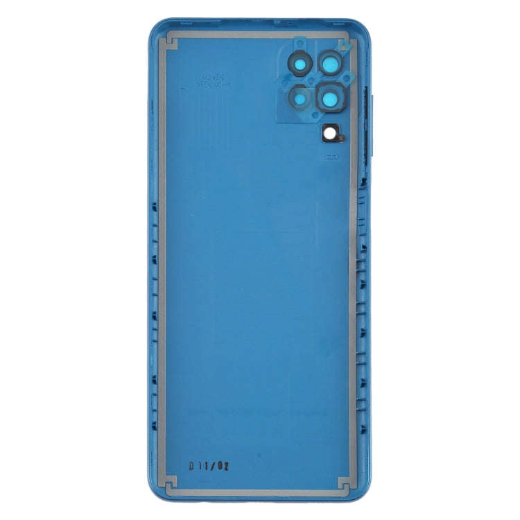 For Samsung Galaxy A12 Battery Back Cover (Blue)