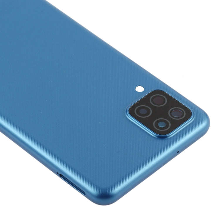 For Samsung Galaxy A12 Battery Back Cover (Blue)
