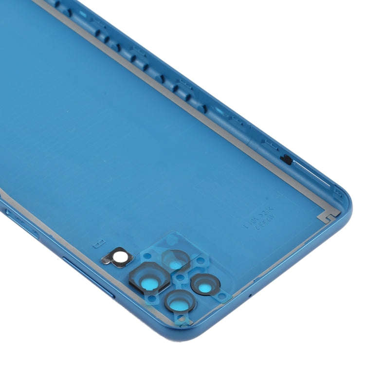 For Samsung Galaxy A12 Battery Back Cover (Blue)