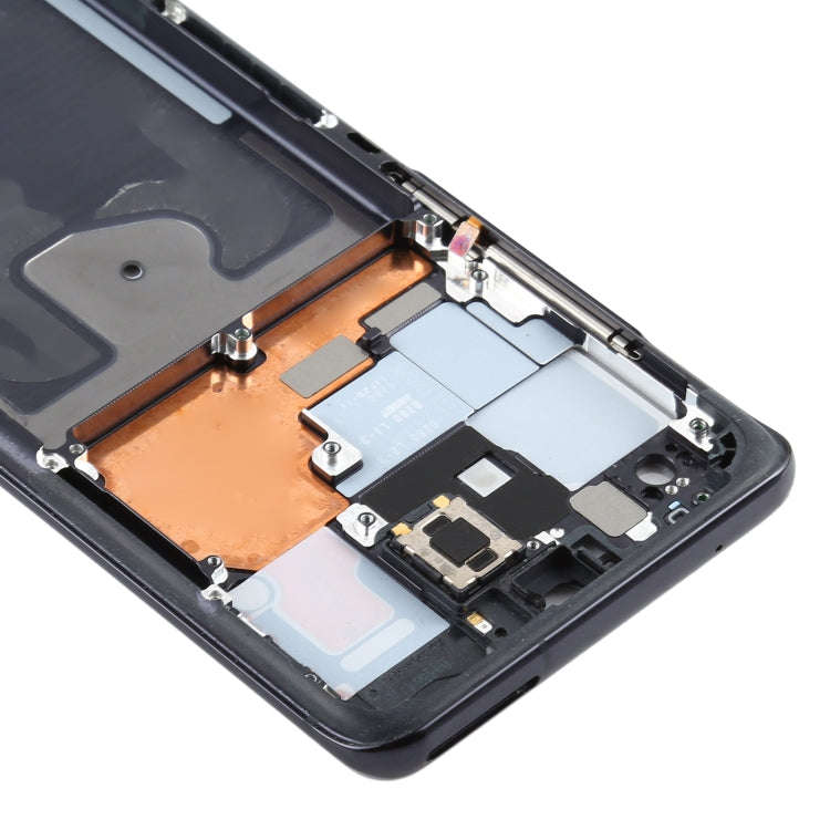 For Samsung Galaxy S20 Ultra 5G SM-G988B  Middle Frame Bezel Plate (Black)