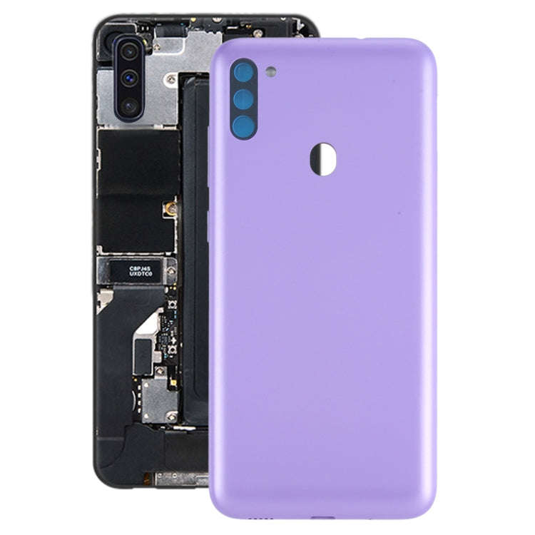 For Samsung Galaxy M11 SM-M115F Battery Back Cover (Purple)