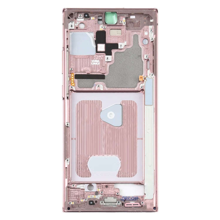 For Samsung Galaxy Note20 Ultra SM-N985F Middle Frame Bezel Plate With Parts (Pink)