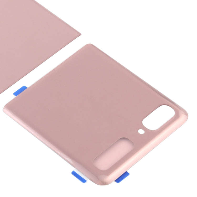 For Samsung Galaxy Z Flip 5G SM-F707 Battery Back Cover (Pink)