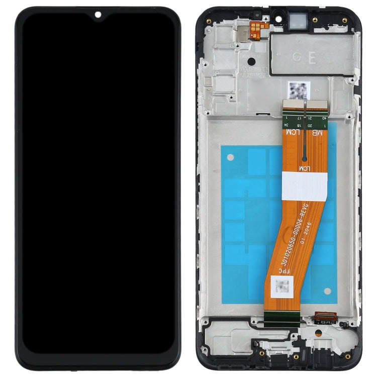 Original LCD Screen for Samsung Galaxy A02s SM-A025F(GE Version) Digitizer Full Assembly with Frame