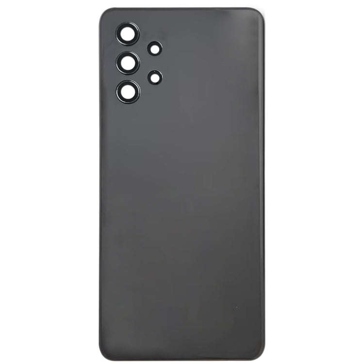 For Samsung Galaxy A32 4G Battery Back Cover with Camera Lens Cover (Black)