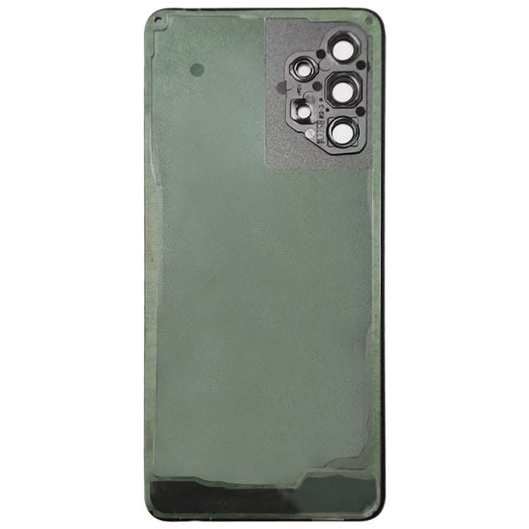 For Samsung Galaxy A32 4G Battery Back Cover with Camera Lens Cover (Black)