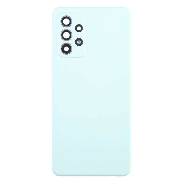 For Samsung Galaxy A52 5G / A52 4G Battery Back Cover with Camera Lens Cover(Green)