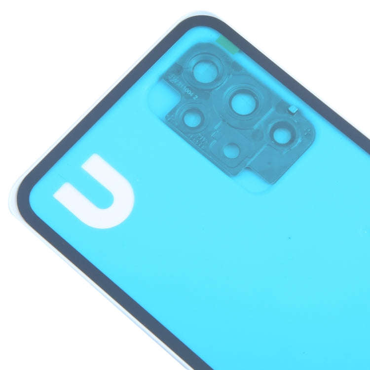 For Samsung Galaxy A52 5G / A52 4G Battery Back Cover with Camera Lens Cover(Blue)