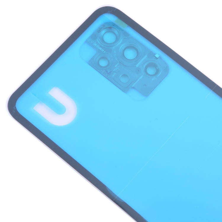 For Samsung Galaxy A52 5G / A52 4G Battery Back Cover with Camera Lens Cover(Purple)