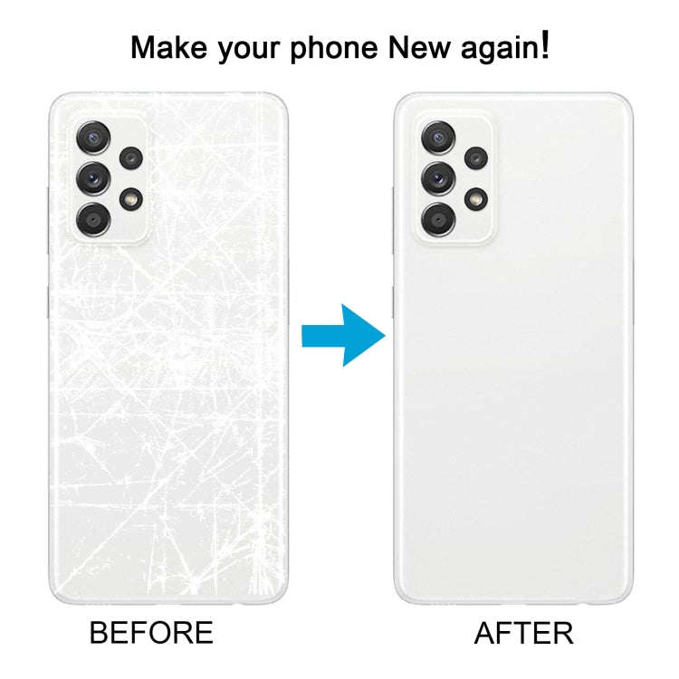 For Samsung Galaxy A52 5G / A52 4G Battery Back Cover with Camera Lens Cover(Blue)