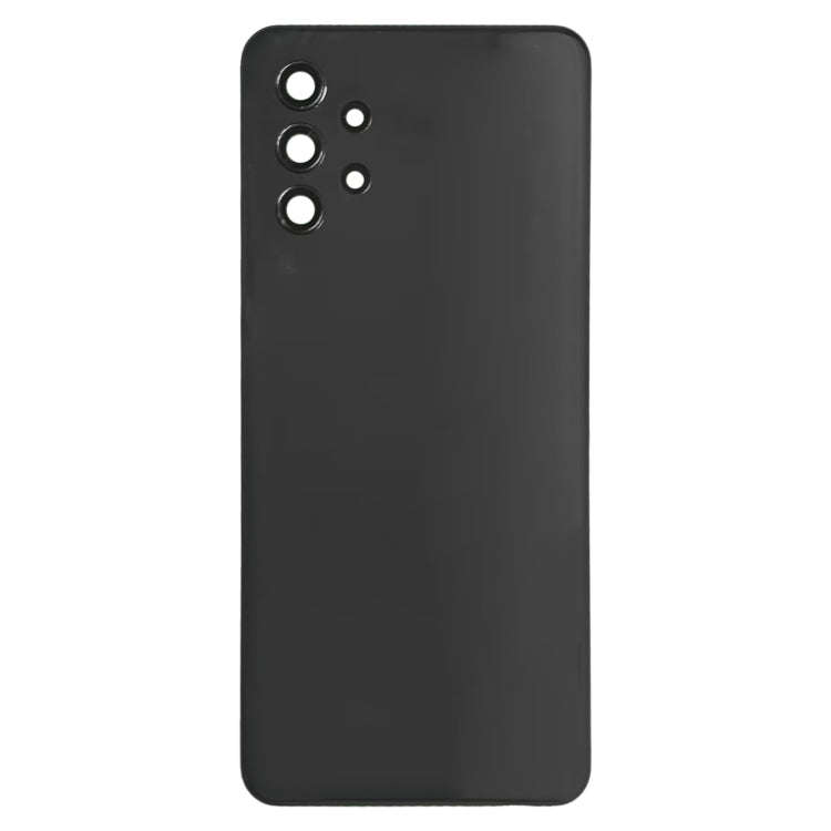 For Samsung Galaxy A32 5G Battery Back Cover with Camera Lens Cover(Black)