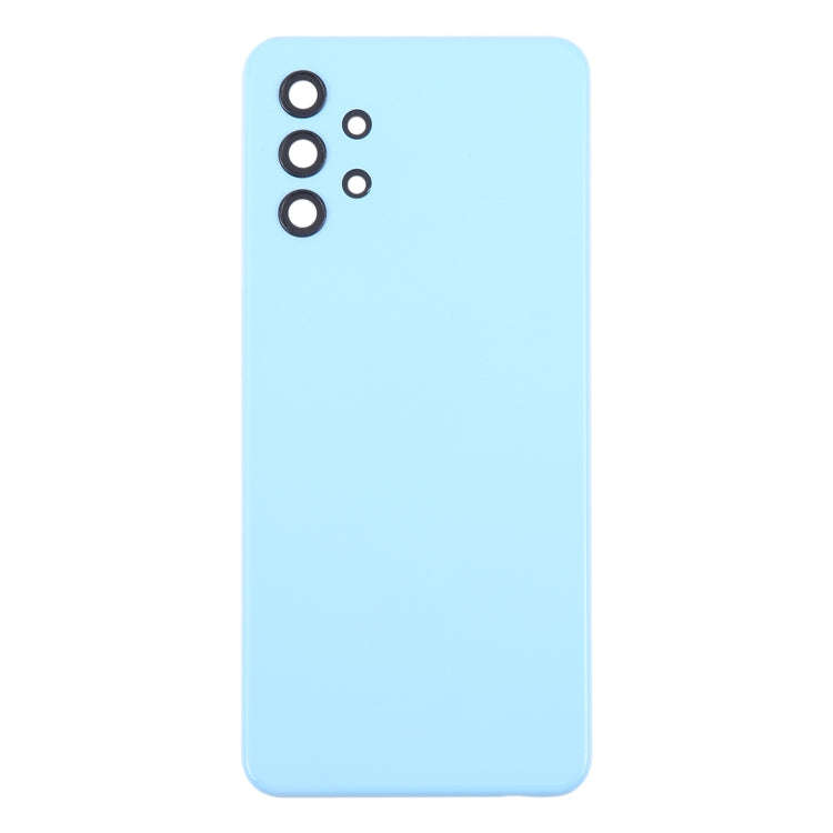 For Samsung Galaxy A32 5G Battery Back Cover with Camera Lens Cover(Blue)