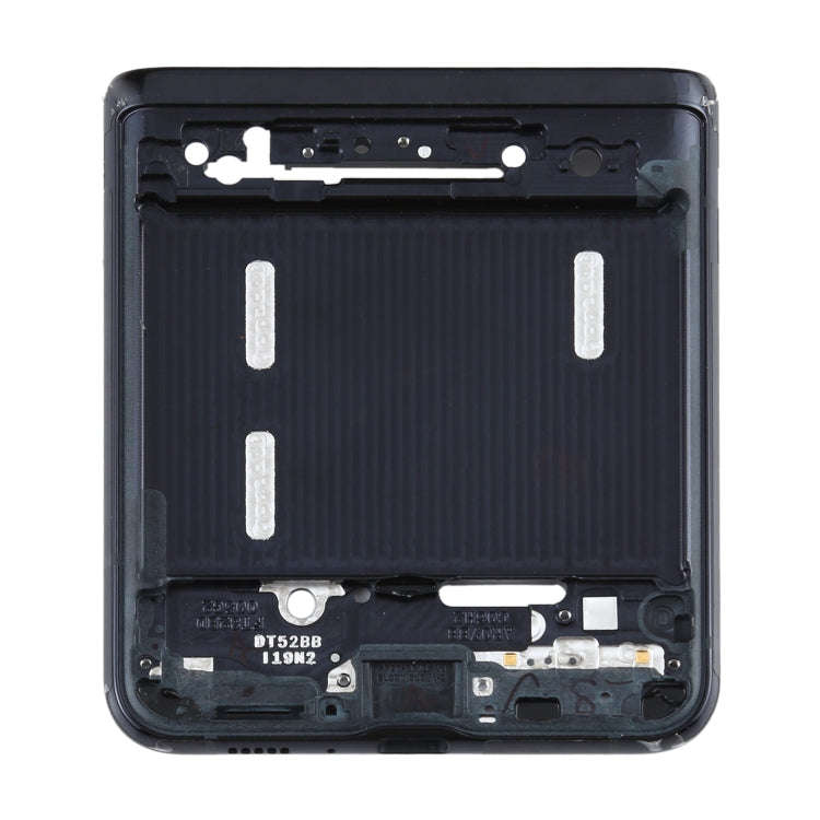 For Samsung Galaxy Z Flip 5G SM-F707  Lower Middle Frame Bezel Plate (Black)