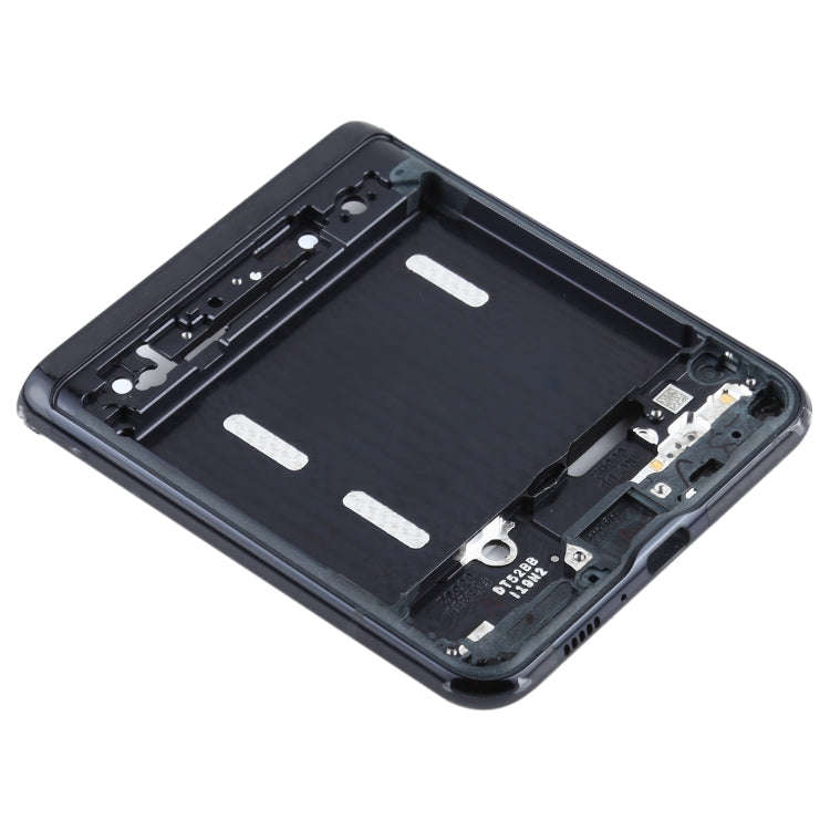 For Samsung Galaxy Z Flip 5G SM-F707  Lower Middle Frame Bezel Plate (Black)