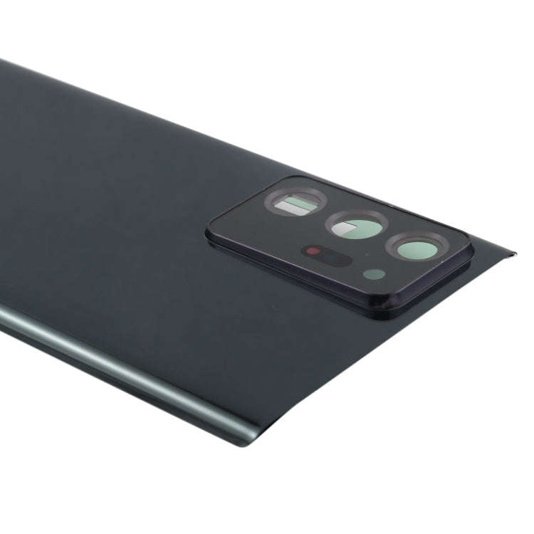 For Samsung Galaxy Note20 Ultra Battery Back Cover with Camera Lens Cover (Black)