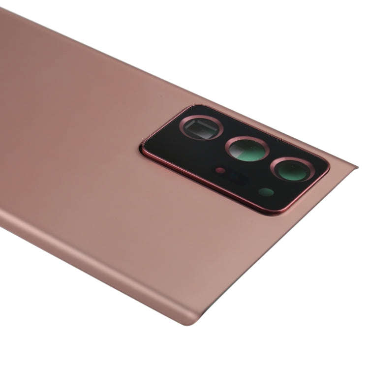 For Samsung Galaxy Note20 Ultra Battery Back Cover with Camera Lens Cover (Rose Gold)