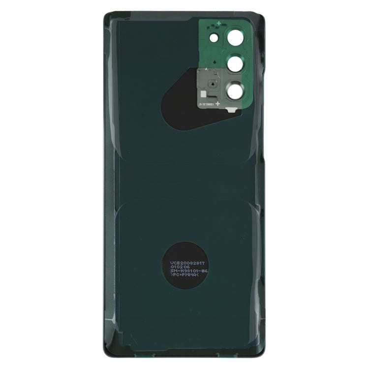 For Samsung Galaxy Note20 Battery Back Cover with Camera Lens Cover (Black)