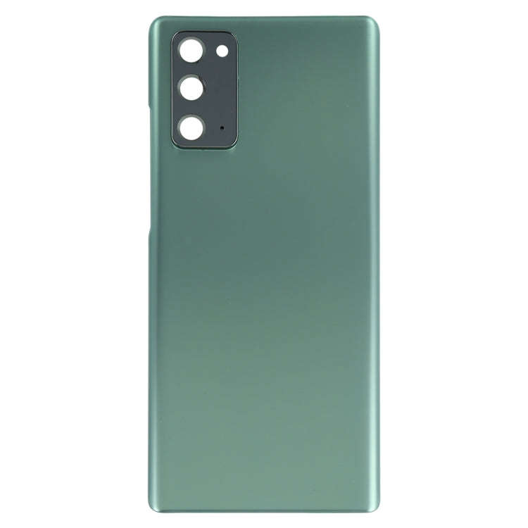 For Samsung Galaxy Note20 Battery Back Cover with Camera Lens Cover (Green)
