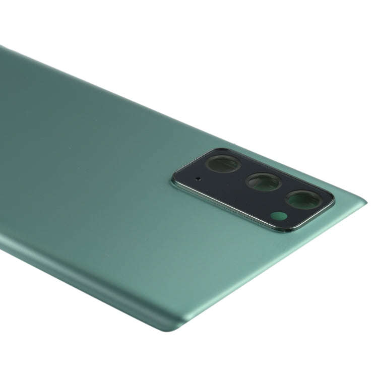 For Samsung Galaxy Note20 Battery Back Cover with Camera Lens Cover (Green)
