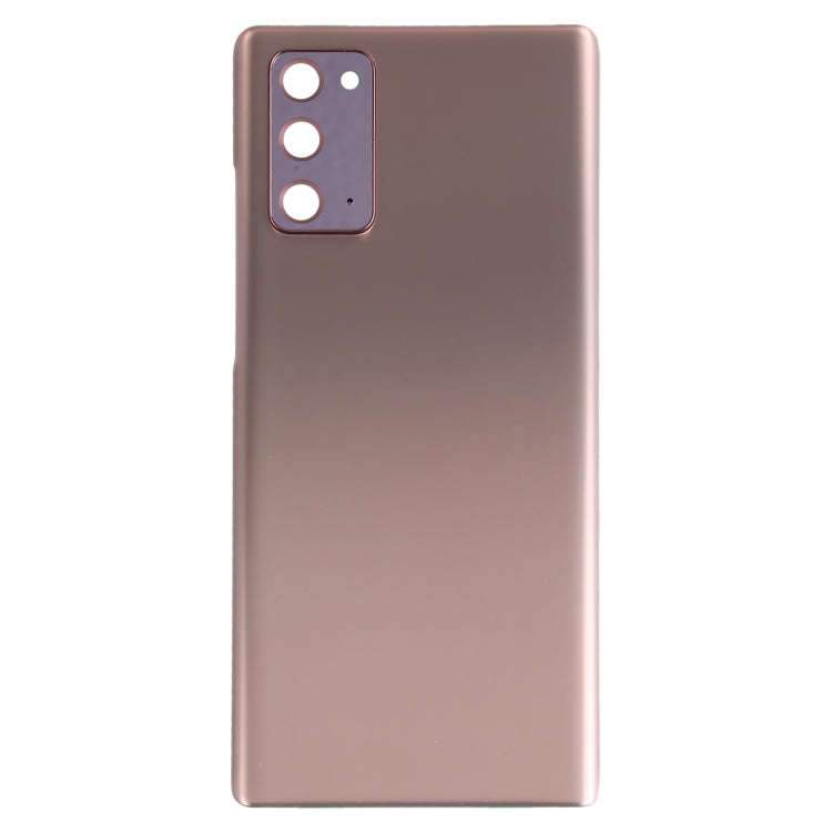 For Samsung Galaxy Note20 Battery Back Cover with Camera Lens Cover (Rose Gold)