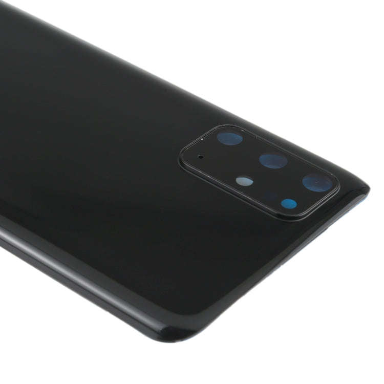 For Samsung Galaxy S20+ Battery Back Cover with Camera Lens Cover (Black)
