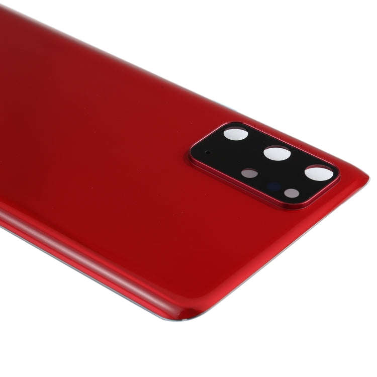 For Samsung Galaxy S20+ Battery Back Cover with Camera Lens Cover (Red)