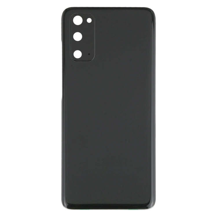For Samsung Galaxy S20 Battery Back Cover with Camera Lens Cover (Black)