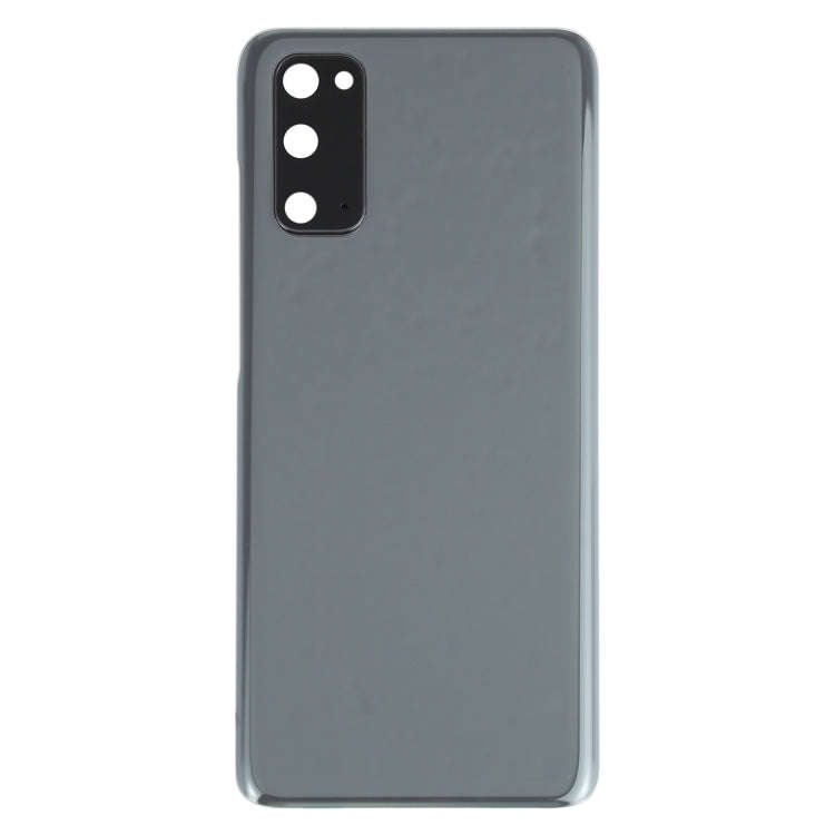 For Samsung Galaxy S20 Battery Back Cover with Camera Lens Cover (Grey)