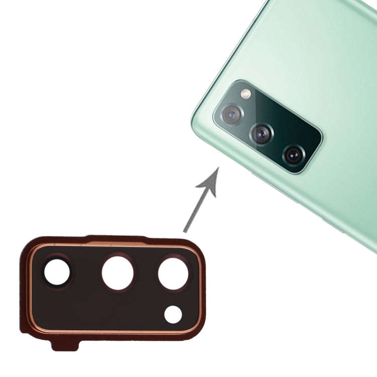 For Samsung Galaxy S20 FE Camera Lens Cover (Gold)