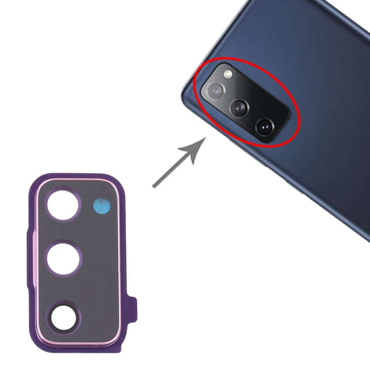 For Samsung Galaxy S20 FE Camera Lens Cover (Purple)