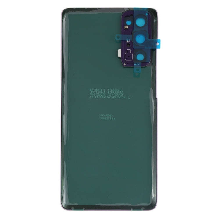 For Samsung Galaxy S20 FE Battery Back Cover with Camera Lens Cover (Purple)