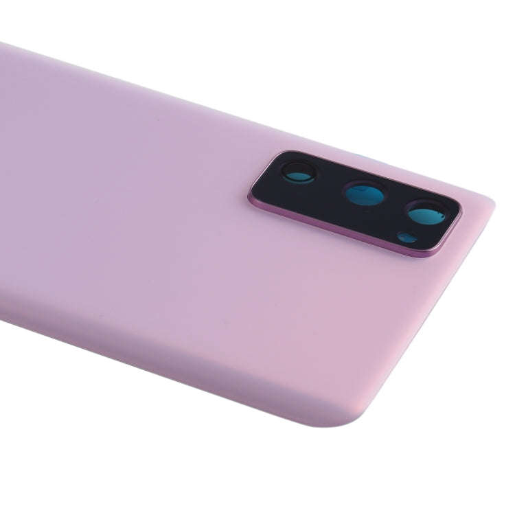 For Samsung Galaxy S20 FE Battery Back Cover with Camera Lens Cover (Purple)