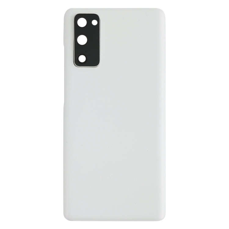 For Samsung Galaxy S20 FE Battery Back Cover with Camera Lens Cover (Silver)