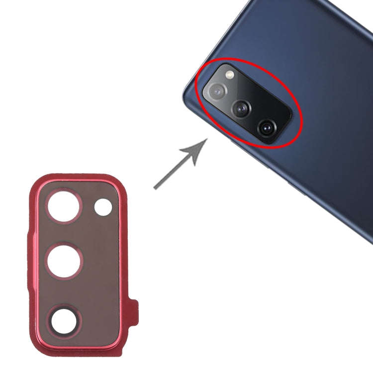 For Samsung Galaxy S20 FE Camera Lens Cover (Red)