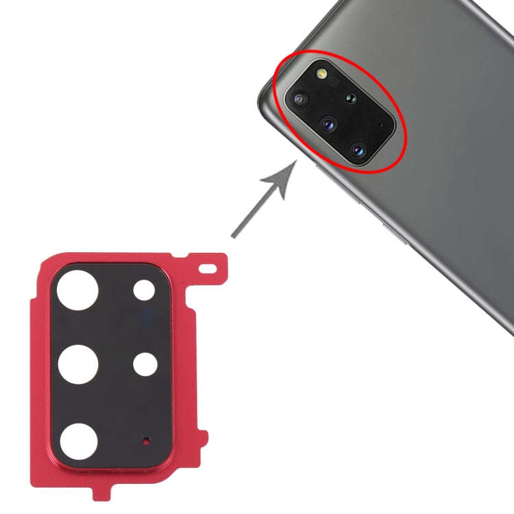 For Samsung Galaxy S20+ Camera Lens Cover (Red)